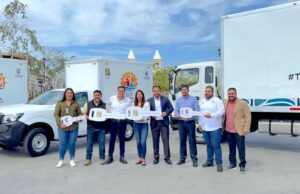 Entrega alcalde Christian Agúndez nuevas unidades para áreas operativas del Ayuntamiento de Los Cabos