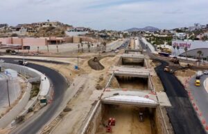Alcanza 80% de avance paso a desnivel en la Glorieta de las Mujeres Libres en Los Cabos