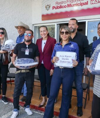 Entrega Milena Quiroga equipamiento y supervisa rehabilitación del Rastro Municipal