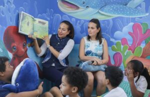 Milena Quiroga inaugura la sexta biblioteca infantil “Abrapalabra” en La Paz