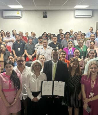 Firman ISSSTE BCS y la OEI convenio para fortalecer los servicios de salud y la seguridad social