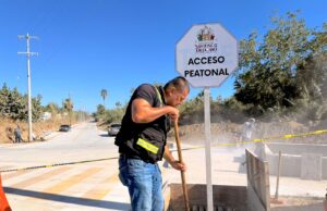 Instalan señalización vial y preventiva por Fiestas Tradicionales San José del Cabo 2026