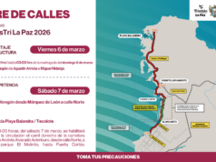 Cierre vial del malecón hasta playa Balandra por Triatlón “AsTri La Paz”