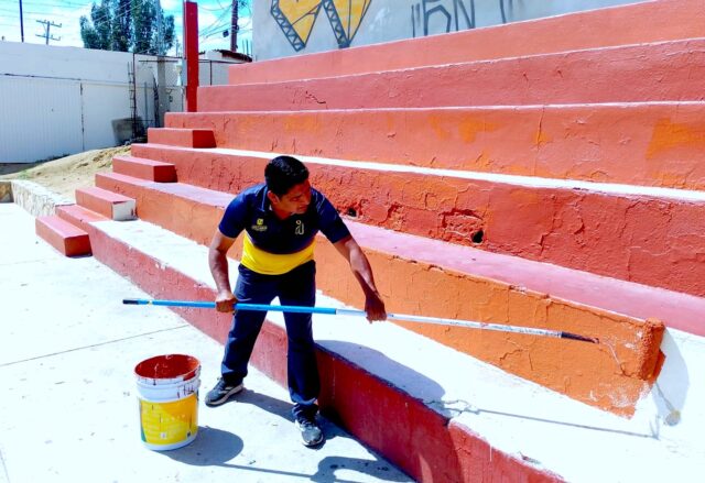 REHABILITACIÓN CANCHA DEPORTIVA COLONIA BENITO JUÁREZ CSL 6