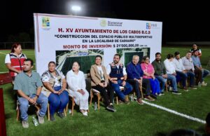Inaugura Christian Agúndez Multideportivo “La Bombonera” en Caduaño