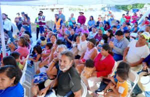 Familias reciben la pavimentación integral de la calle Ejido La Ribera en la colonia Ejidal I