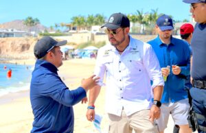 Encabeza alcalde Christian Agúndez recorridos de prevención en playas de Los Cabos por Semana Santa 2026