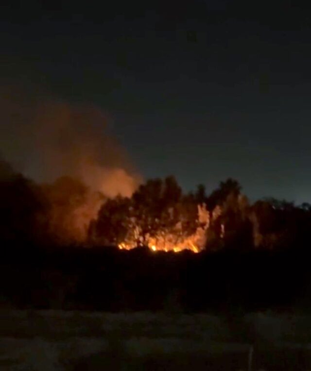 ECOLOGÍA EXTINCIÓN INCENDIO CERCANO AL ESTERO JOSEFINO