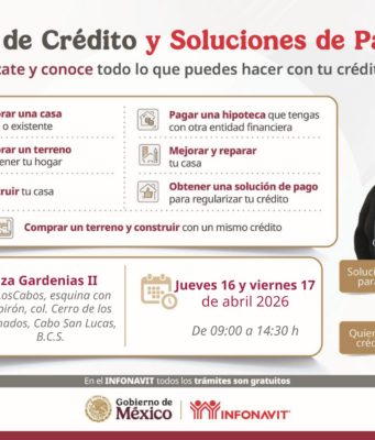 INFONAVIT ORGANIZA FERIA DE CRÉDITO Y SOLUCIONES DE PAGO EN CABO SAN LUCAS