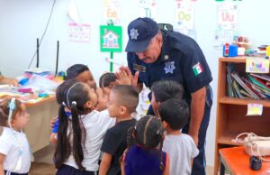 Imparte Policía Municipal de Los Cabos curso de educación vial a alumnos de preescolar
