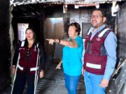 Entrega Ayuntamiento de Los Cabos apoyos asistenciales a familias y comercio afectado por incendio en Cabo San Lucas