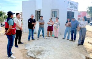 Supervisan obra de pavimentación en calles La Candelaria y El Brinco en Cabo San Lucas