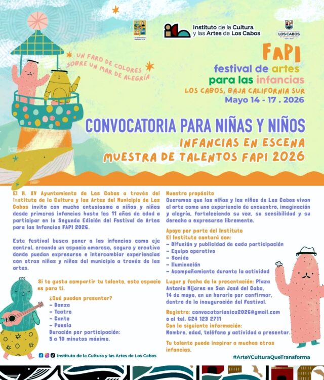 ICA CONVOCATORIA FESTIVAL DE ARTES FAPI 2026