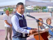 XI regidor del Tercer Cabildo Infantil participa en la ceremonia cívica en Cabo San Lucas