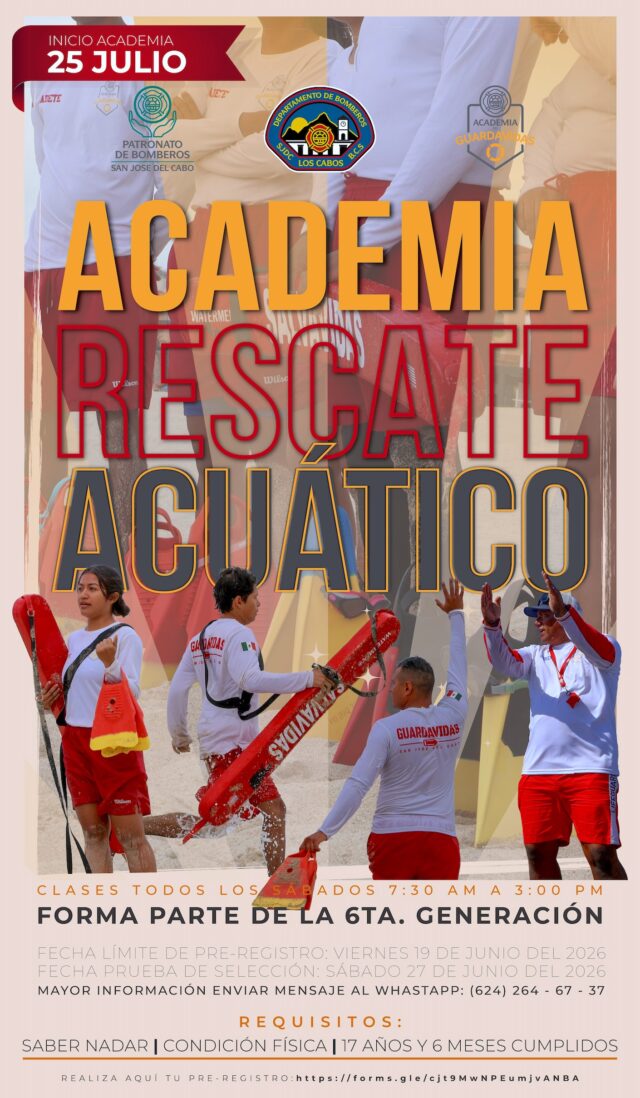 BOMBEROS SJC CONVOCATORIA RESCATE ACUÁTICO 1