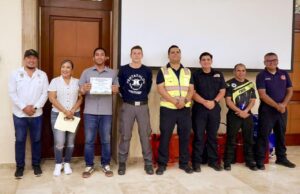 Personal del servicio público reciben capacitación en primeros auxilios y rescate en Cabo San Lucas