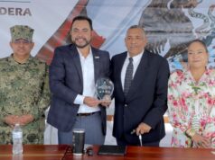 Reconoce alcalde Christian Agúndez a la Escuela Primaria Leonardo Gastélum Villalobos por tercer lugar en concurso internacional ambiental