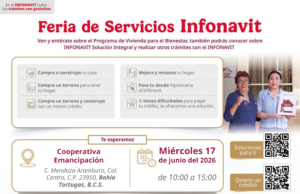 INFONAVIT ACERCA CRÉDITOS Y SOLUCIONES DE PAGO A TRABAJADORES DE MULEGÉ