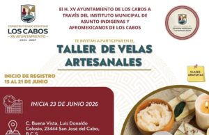 IMAIA invita a participar en taller gratuito de elaboración de velas artesanales en Los Cabos