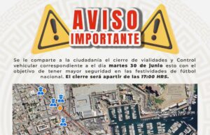 Implementará Seguridad Pública operativo especial en zona centro de Cabo San Lucas por partido de la Selección Nacional