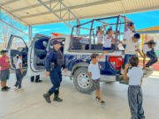 Acercan a estudiantes de Palo Escopeta a la labor policial con programa “Conociendo a tus héroes”