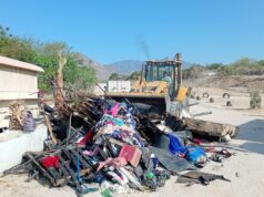 Retira Servicios Públicos más de 45 toneladas de escombros en apoyo a familias afectadas por incendio