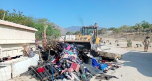 Retira Servicios Públicos más de 45 toneladas de escombros en apoyo a familias afectadas por incendio