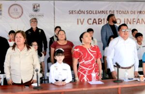 Rinden protesta integrantes del IV Cabildo Infantil de Los Cabos