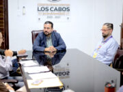 Dan seguimiento autoridades municipales a proyecto de muro de contención y vía alterna en el CRIT Los Cabos