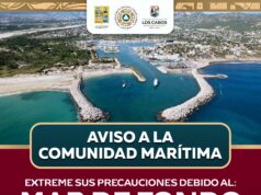 Ayuntamiento de Los Cabos llama a extremar precauciones por mar de fondo