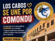 Bomberos de Cabo San Lucas envía 3 vehículos con equipo y 9 elementos operativos para apoyar en la emergencia en Comondú