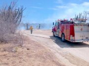 Incendio en basurero de Santiago fue controlado de manera oportuna por Bomberos de San José del Cabo