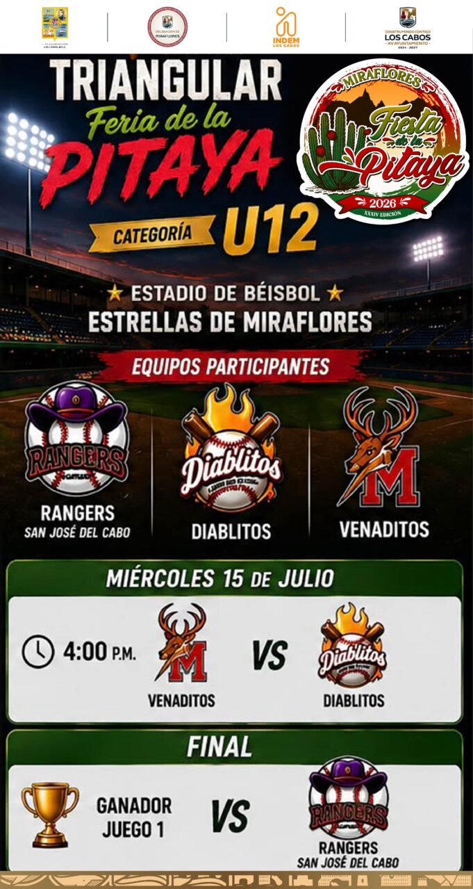 CARTELERA ARTÍSTICA DEPORTIVA FIESTA PITAYA MIRAFLORES 2026 2