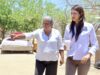 Entrega DIF Los Cabos apoyos a familia afectada por incendio en comunidad de Las Casitas