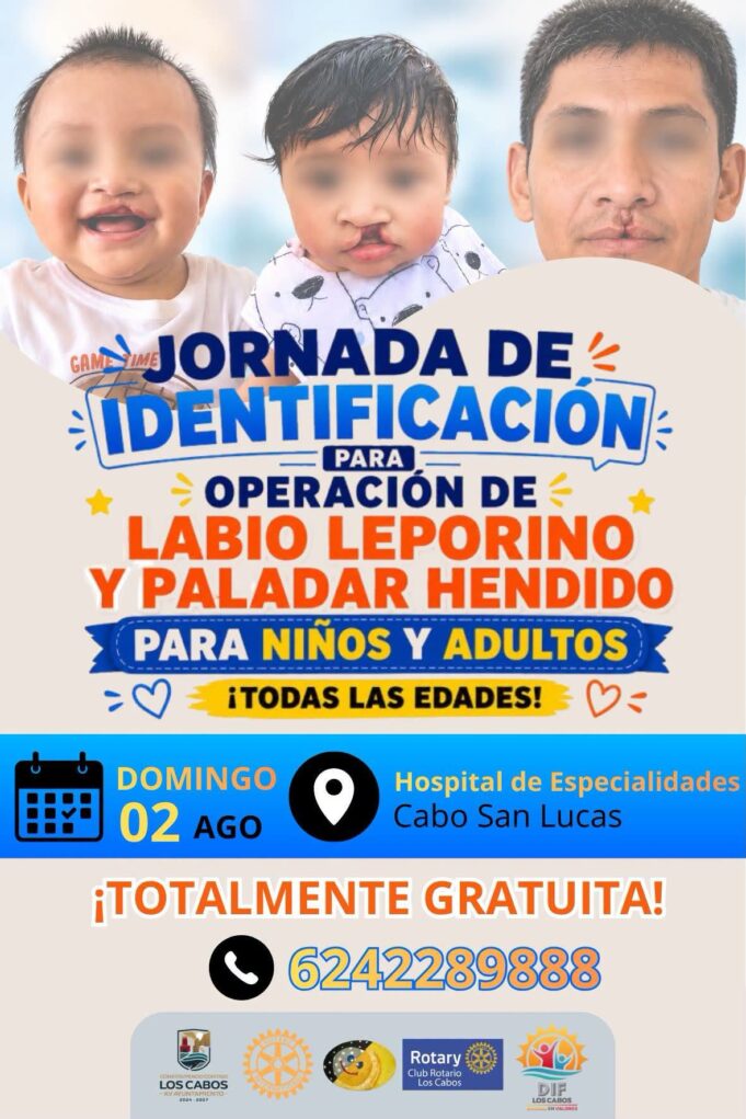 DIF LOS CABOS JORNADA IDENTIFICACIÓN LABIO LEPORINO PALADAR HENDIDO