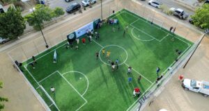 Entrega Ayuntamiento de Los Cabos cinco canchas de fútbol del programa Mundial Social