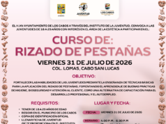 INJUVE Los Cabos convoca a jóvenes al curso de rizado de pestañas para impulsar el autoempleo