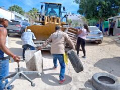 Avanza jornada de descacharrización en la colonia Caribe de Cabo San Lucas