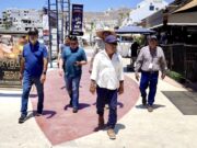 Supervisan infraestructura sanitaria y pluvial en la Marina de Cabo San Lucas para dar mantenimiento e implementar acciones preventivas