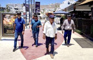 Supervisan infraestructura sanitaria y pluvial en la Marina de Cabo San Lucas para dar mantenimiento e implementar acciones preventivas