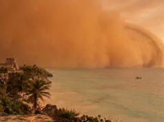 NASA capta la llegada del polvo del Sahara a México; pronostican “cielos lechosos” en varios estados