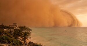 NASA capta la llegada del polvo del Sahara a México; pronostican “cielos lechosos” en varios estados