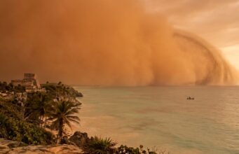 NASA capta la llegada del polvo del Sahara a México; pronostican “cielos lechosos” en varios estados