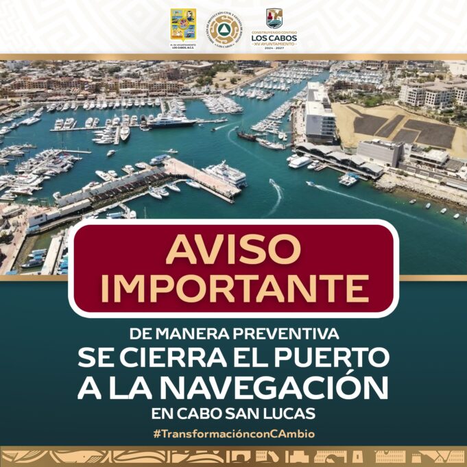 AVISO CIERRE PUERTO A LA NAVEGACIÓN CSL