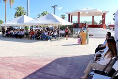 Delegación de Cabo San Lucas reanuda actividades con ceremonia cívica