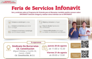 INFONAVIT ACERCA CRÉDITOS Y SOLUCIONES DE PAGO A TRABAJADORES DE COMONDÚ