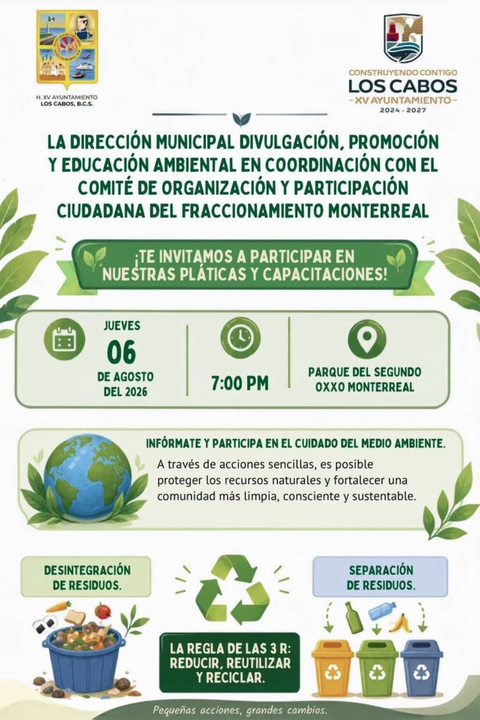 JORNADA PLÁTICAS FRACC MONTERREAL MANEJO RESIDUOS