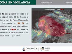 Protección Civil Los Cabos mantiene monitoreo constante ante posible desarrollo ciclónico en el Pacífico