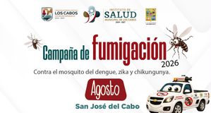 Anuncian fumigación en seis colonias de San José del Cabo este lunes y martes