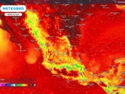 Calor superará los 40 °C en el Norte esta tarde de martes, generándose tormentas en Occidente, Centro y Golfo de México